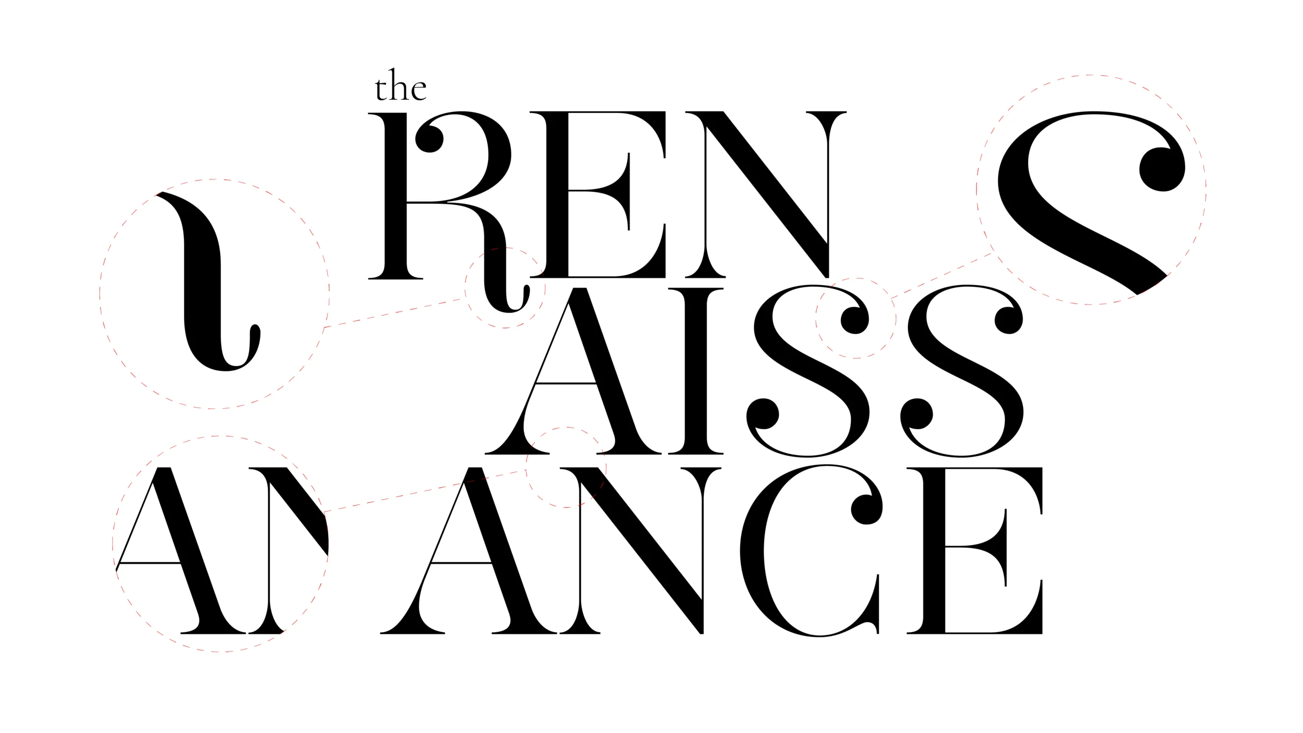 The renaissance - Francesco Scognamiglio - Website image Lettering and font